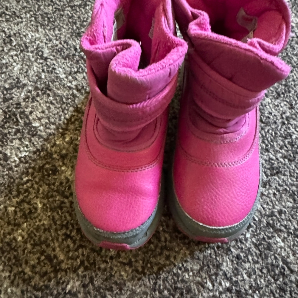 Kids Pink Winter Boots